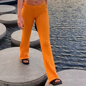 Orange Pants